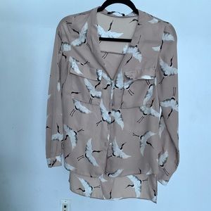 Printed Blouse Zara